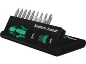 Wera 10 Piece Kraftform Kompakt 12 Screwdriver Bit Set