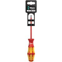 Wera 160 i SB VDE Kraftform Plus Slotted Screwdriver 4mm 100mm