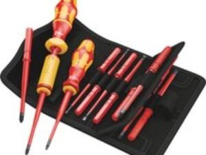 Wera 16 Piece Kraftform VDE Insulated Torque Kompakt Interchangeable Screwdriver Set