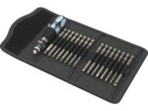 Wera 17 Piece Kraftform Kompakt 60 Stainless Steel Screwdriver Bit Set Imperial