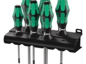 Wera 6 Piece Kraftform Plus 367/6 BO Torx Screwdriver Set