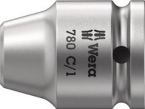 Wera 780C/1S Extra Strong 1/2" Square Drive to 1/4" Hex Screwdriver Bit Holder 1/2