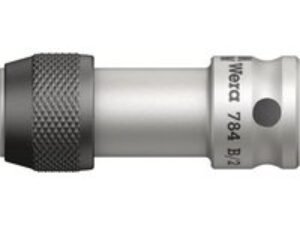 Wera 784B/2 3/8" Square Drive to 5/16" Hex Screwdriver Bit Holder 3/8