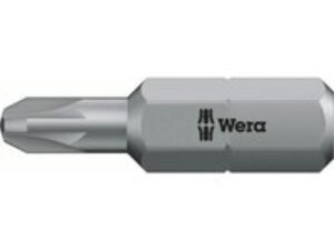 Wera 855/1 RZ Extra Tough Reduced Shank Pozi Screwdriver Bits PZ2 25mm Pack of 1