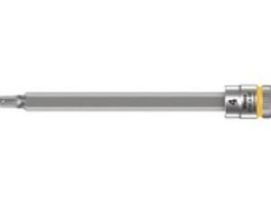 Wera 8740 A HF Zyklop 1/4" Drive Long Hexagon Socket Bit Metric 1/4" 4mm