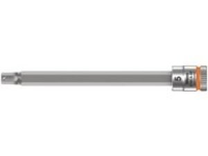 Wera 8740 A HF Zyklop 1/4" Drive Long Hexagon Socket Bit Metric 1/4" 5mm