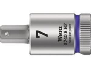 Wera 8740 B HF Zyklop 3/8" Drive Hexagon Socket Bit Metric 3/8" 7mm