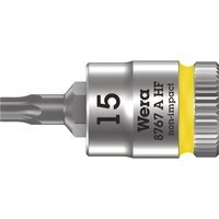 Wera 8767 A HF Zyklop 1/4" Drive Torx Socket Bit 1/4" T15