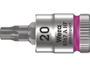 Wera 8767 A HF Zyklop 1/4" Drive Torx Socket Bit 1/4" T20