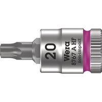Wera 8767 A HF Zyklop 1/4" Drive Torx Socket Bit 1/4" T20
