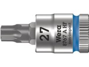 Wera 8767 A HF Zyklop 1/4" Drive Torx Socket Bit 1/4" T27