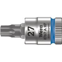 Wera 8767 A HF Zyklop 1/4" Drive Torx Socket Bit 1/4" T27