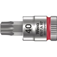 Wera 8767 A HF Zyklop 1/4" Drive Torx Socket Bit 1/4" T40