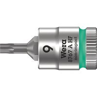 Wera 8767 A HF Zyklop 1/4" Drive Torx Socket Bit 1/4" T9
