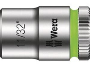 Wera 8790 HMA Zyklop 1/4" Drive Hexagon Socket Imperial 1/4" 11/32