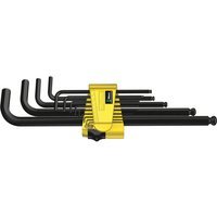 Wera 950PKL SZ N 13 Piece BlackLaser Hex Key Set Imperial