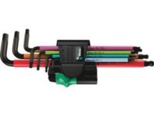Wera 950SPKL SM 7 Piece Multicolour Magnetic Ballend Hex Key Set