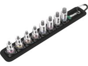 Wera 9 Piece 3/8 Drive Zyklop 2 In-Hex HF Bit Socket Set 3/8