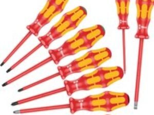 Wera 9 Piece Kraftform Plus 160I/162I/167I VDE Screwdriver Set