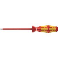 Wera Kraftform 160I VDE Insulated Parallel Slotted Screwdriver 3mm 100mm