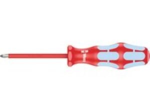 Wera Kraftform 3162I VDE Phillips Stainless Steel Screwdriver PH1 80mm