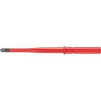 Wera Kraftform Kompakt 65IS Pozi Slotted VDE Slim Interchangeable Screwdriver Blade PZ2 / Slotted 154mm