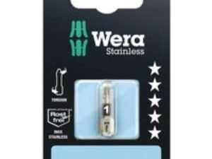 Wera Torsion Stainless Steel Pozi Screwdriver Bit PZ1 25mm Pack of 1