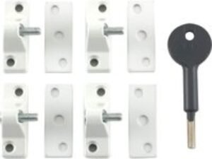 Yale 8K118 Economy Window Lock White Pack of 4